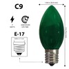 Brite Star 4Ct C9 Replacement Bulbs,Green