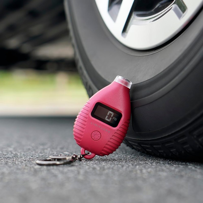 Digital Talking Tire Gauge with Backlit LCD Digital Display, Audible
