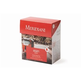 Meridiani® | Assam Indischer Schwarztee | Indischer Schwarztee Assam | Assam-Umhüllungs- und Malzbeutel – 15 Teefilter (30 g) | Schwarzer Assam-Tee