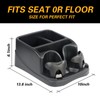 Zinytrae Universal Big Center Console for Cars, Trucks, Minivans, SUVs,