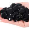 GUJOXILA 20 Pieces Obsidian Heart Made of Stone Natural Stones