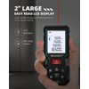 Laser Measure Device 50M,MiLESEEY Laser Distance Meter With 2 Spirit