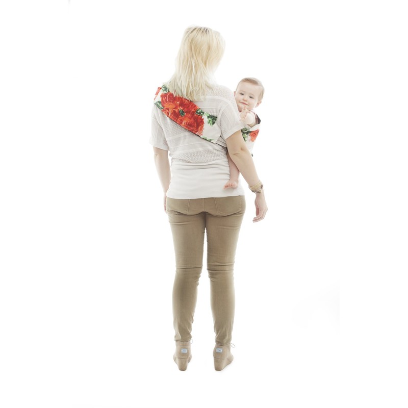 Rockin' Baby 2049P Bolsa Reversible The One Rose, roja