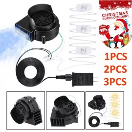 Unbranded 1/2/3PCS Air Blower Pump Fan with Power & LED for Inflatable Bounce House Castle - Air Blower2-Pack