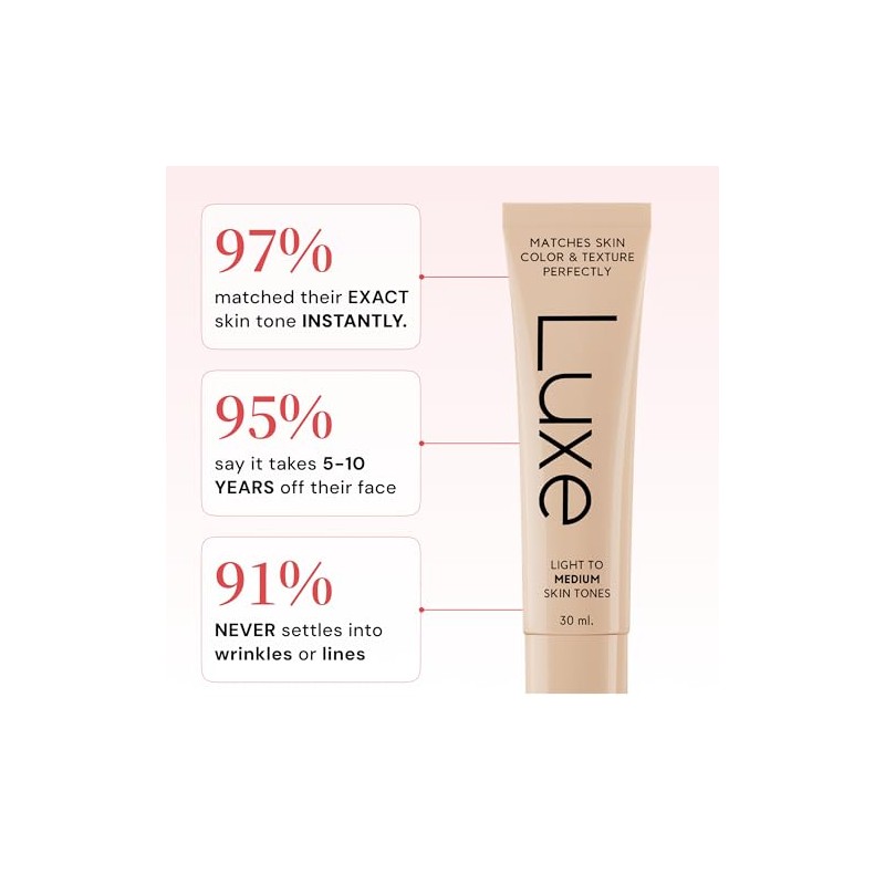 Base de maquillaje Luxe que cambia de color - Luz