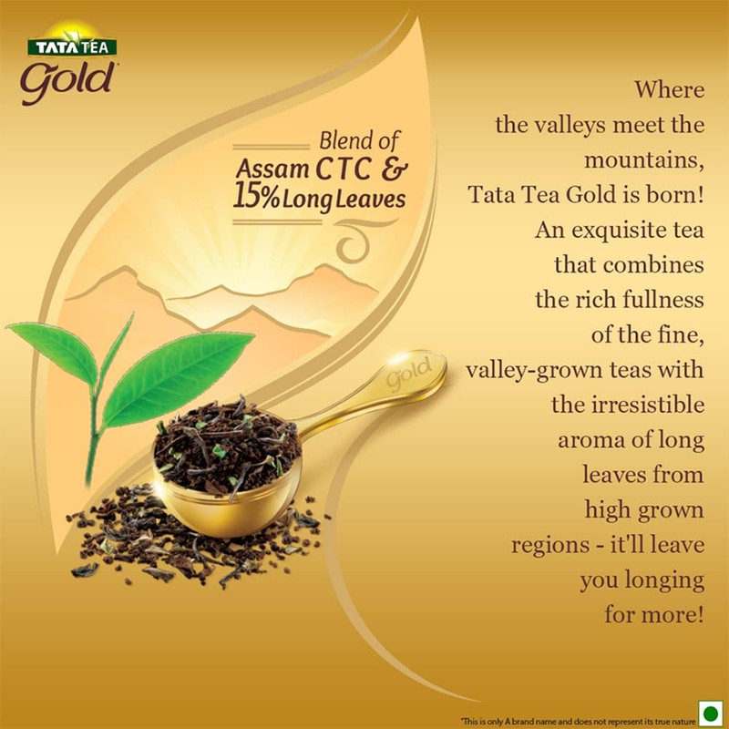 Tata Tea Gold | Assam teas with Gently Rolled Aromatic