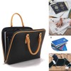 Accordian File Organizer Tote,Folder with Zipper & Labels,12 Pocket Expanding