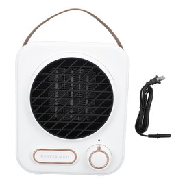 Portable Electric Space Heater PP 1000W Rapid Heating Overheat Protection Portable Heater Fan for Bedroom Desk US Plug 110V