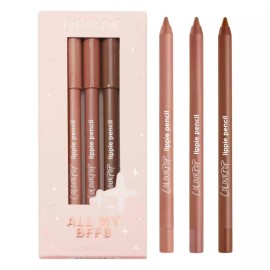 Colourpop 컬러팝 올 마이 BFFs 립피 립 펜슬 키트 - 고발색 롱라스팅 깎아 쓰는 라이너 강렬한 컬러 BFF 2 3 (3개입) ColorPop All My BFFs Lip Phee Lip Pencil Kit - High Pigment Long Lasting Sharpenable Liner Intense Color BFF 2 3 (Set of 3) [All My BFFs]