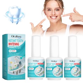 Landrain Landrain 3 bottles 15 ml white tooth varnish, white tooth color, instant tooth whitening