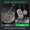Bonie Bliss Ultrasonic Jewelry Cleaner Basket Set, Stainless Steel