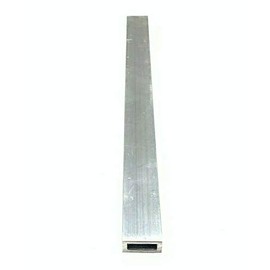 6063 Aluminum Rectangular Tube 1/2" X 1" X .125" Wall 24" Piece