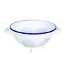 Husum Colander White Blue