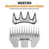 Beetro Sheep Shears Replacement Blades, Professional Stainless Steel C