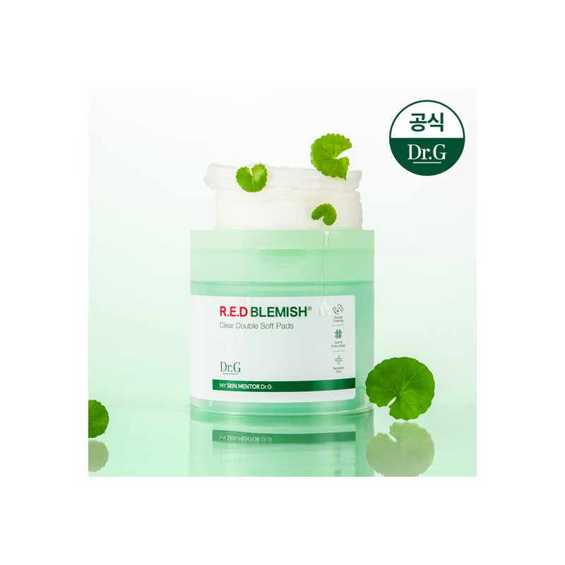 Dr.G Red Blemish Clear Double Texture Pads 60 Sheets /