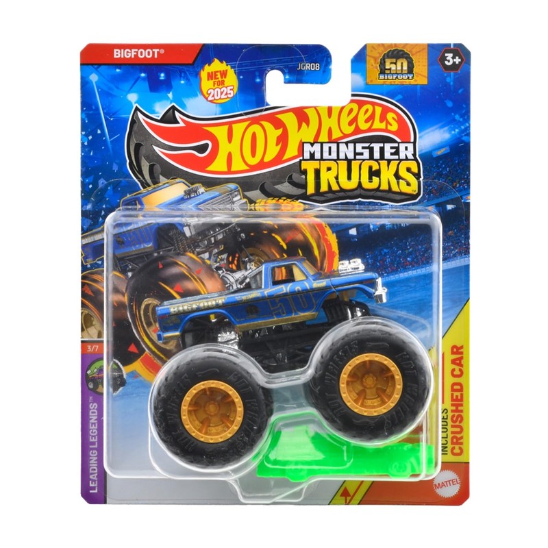 Hot Wheels JGR08 Monster Truck 1:64 Bigfoot Vehicle Toy Mini