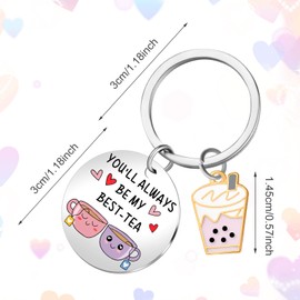Mabor Bestie Gifts for Women Friends Gifts Friendship Gifts for Women Friends Cute Gifts For Bestie Good Friends Birthday Gifts Funny Keychain Gifts For Office Thank You Friends Women