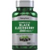 Piping Rock Black Elderberry Capsules | 180 Count | Sambucus