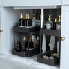 petisal Under Sink Organizer -2 PACK|Pull Out Bathroom Organizer|2 Tier