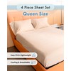 URBAN LINENS Queen Size Bed Sheet Set 4 Piece |