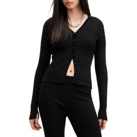 AllSaints Women's Cruz Cardigan, Chalk White