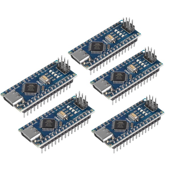 5pcs for Nano Board ATmega328P CH340-5V, 16M Microcontroller Board, for