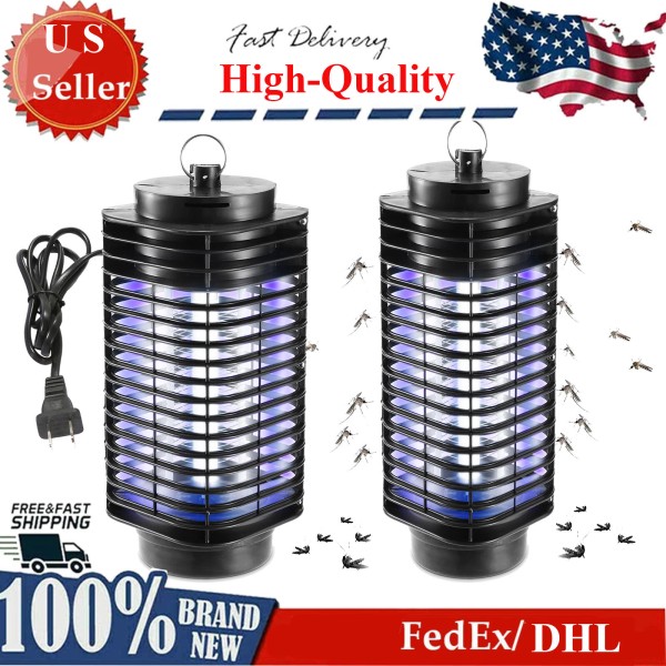 iMounTEK 2pack Bug Zapper for Indoor Outdoor, Rechargeable Mosquito Zapper