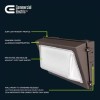 Commercial Electric Multi-Lumen LED Color Changing Wall Pack - Bronze