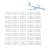 lvifloae 40pcs Rc Aircraft Hinges Pinned Plastic Remote Control Airplane