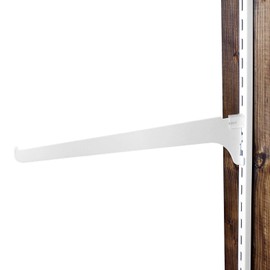 Wake Sangyo WPS037 Pillasell Shelf Bracket, White, 11.8 inches (300 mm), Pillacell Series, Shelf, Wall Storage, 1 Piece