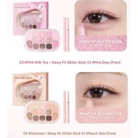 LILYBYRED Dewy Fit Palette Special Set 2items, Shade:02 Pink Milk Tea