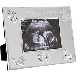 L&P Silver Baby Photo Frames 5" x 3.5" (Silver)