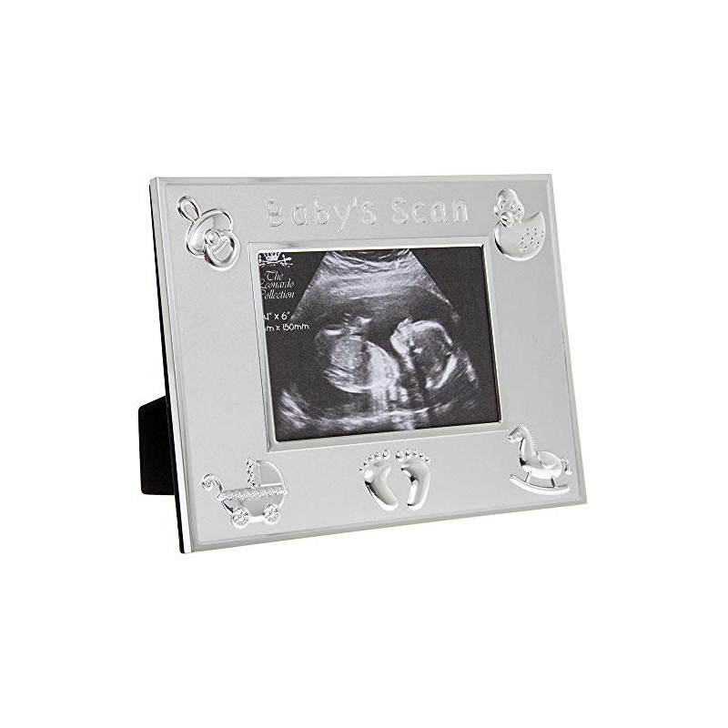 L&P Silver Baby Photo Frames 5" x 3.5" (Silver)