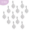 Creative Scents Vintage White Shower Curtain Hooks - Set of
