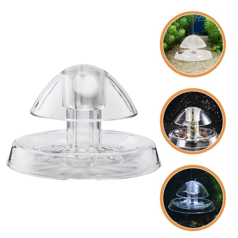 Ipetboom Aquarium Snail Trap Transparent Snail Catcher Tool for Aquariums