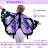 IROLEHOME Monarch Butterfly-Wings for Kids Girls Princess Dress-Up Fairy Costume