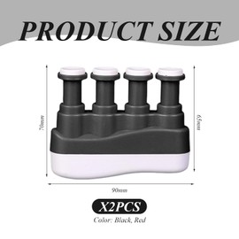 2 Pieces Finger Trainer, Guitar Finger Trainer, Finger Strength Trainer, Finger Training Aid, Finger Grip Trainer, Finger Warm-Up Tool