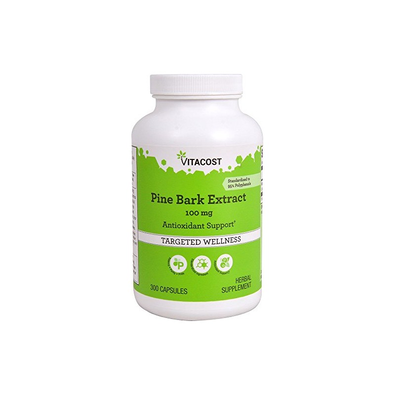 Vitacost Pine Bark Extract - Standardized to 95% OPC --