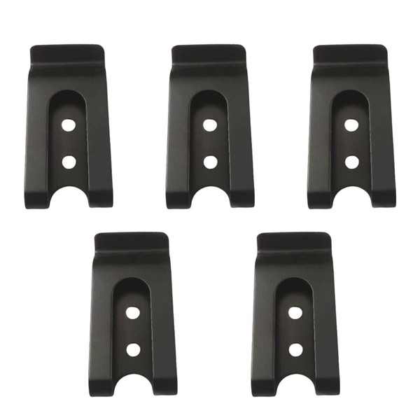 QBDIANGEN Gürtelclip, 55 x 25 mm, Doppellöcher, Mehrzweck-Hardware-Clip, Manganstahl, Holsterverschluss,