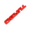 MAD HORNETS 3D Turbo Logo Car Emblem Trunk Sticker Red
