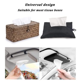 Recambio de pañuelos para coche, pañuelos faciales desechables, toalla facial desechable, paquete de tamaño de viaje para coche o bolso, 12 paquetes, 360 hojas, suave y cómodo