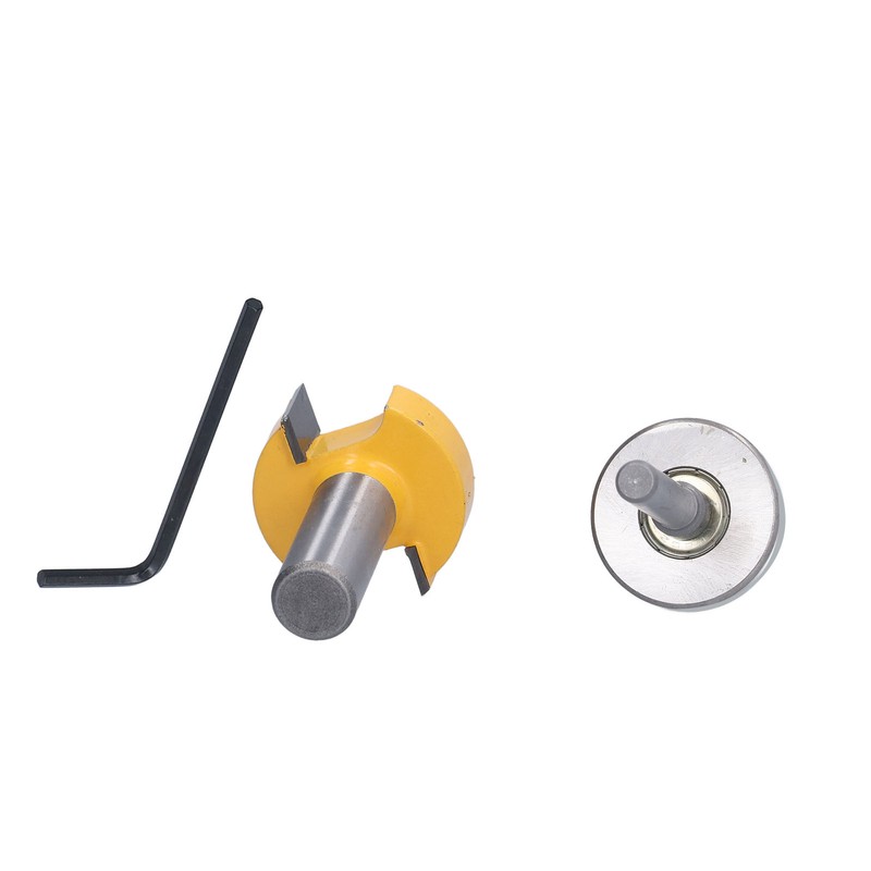 1/2in Router Bit 6 Bearing Slot Cutter for Multiple Depth