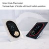 Smart Color Thermostat LCD Programmable Knob Control Touchscreen Water Heating