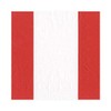Caspari Bandol Stripe Paper Luncheon Napkins in Red, 40 Count