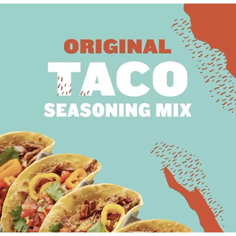 Taco Bell Original Seasoning Mix Spice Packs Packets Pouches -