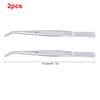 Surgical Tweezers Medical Stainless Steel Tweezers Curved 15.5 cm Oblique