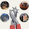 FAMEX 3525 Professional Revolving Punch Pliers with Lever Support Approx.