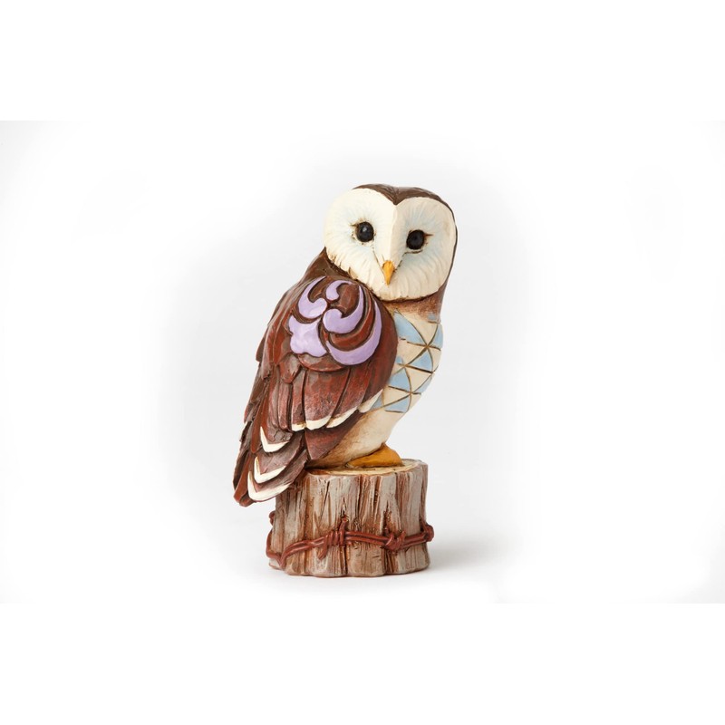 Enesco Jim Shore Heartwood Creek Owl on Tree Stump, figura
