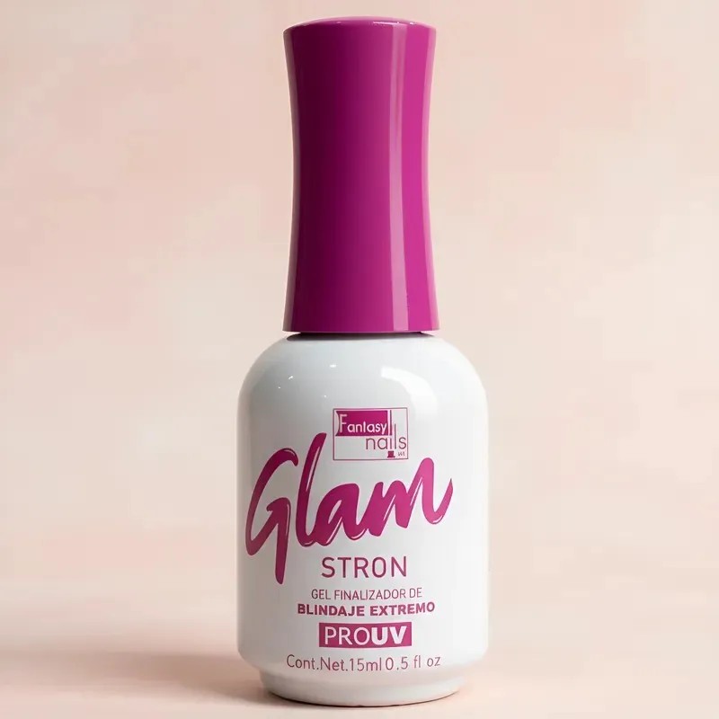 Top Glam Stron Gel Finalizador Maximo Brillo Fantasy Nails