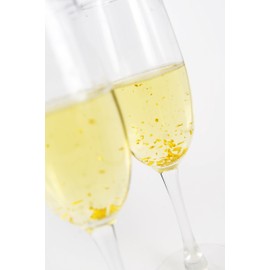 Barnabas Blattgold: Edible Genuine Gold Leaf for Drinks - Edible Gold Flakes, Gold Flakes, Gold Flakes edible for food (Drinks) 6 pack